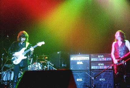 Doogie White and Ritchie Blackmore onstage